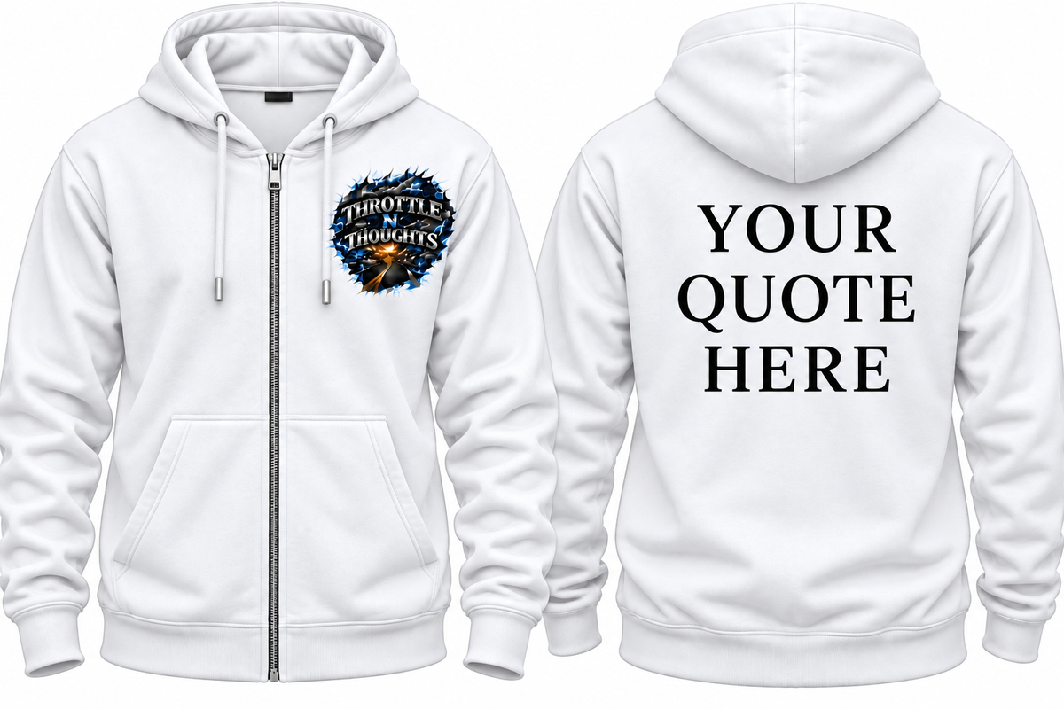 Custom Quote Apparel-Throttle N Thoughts