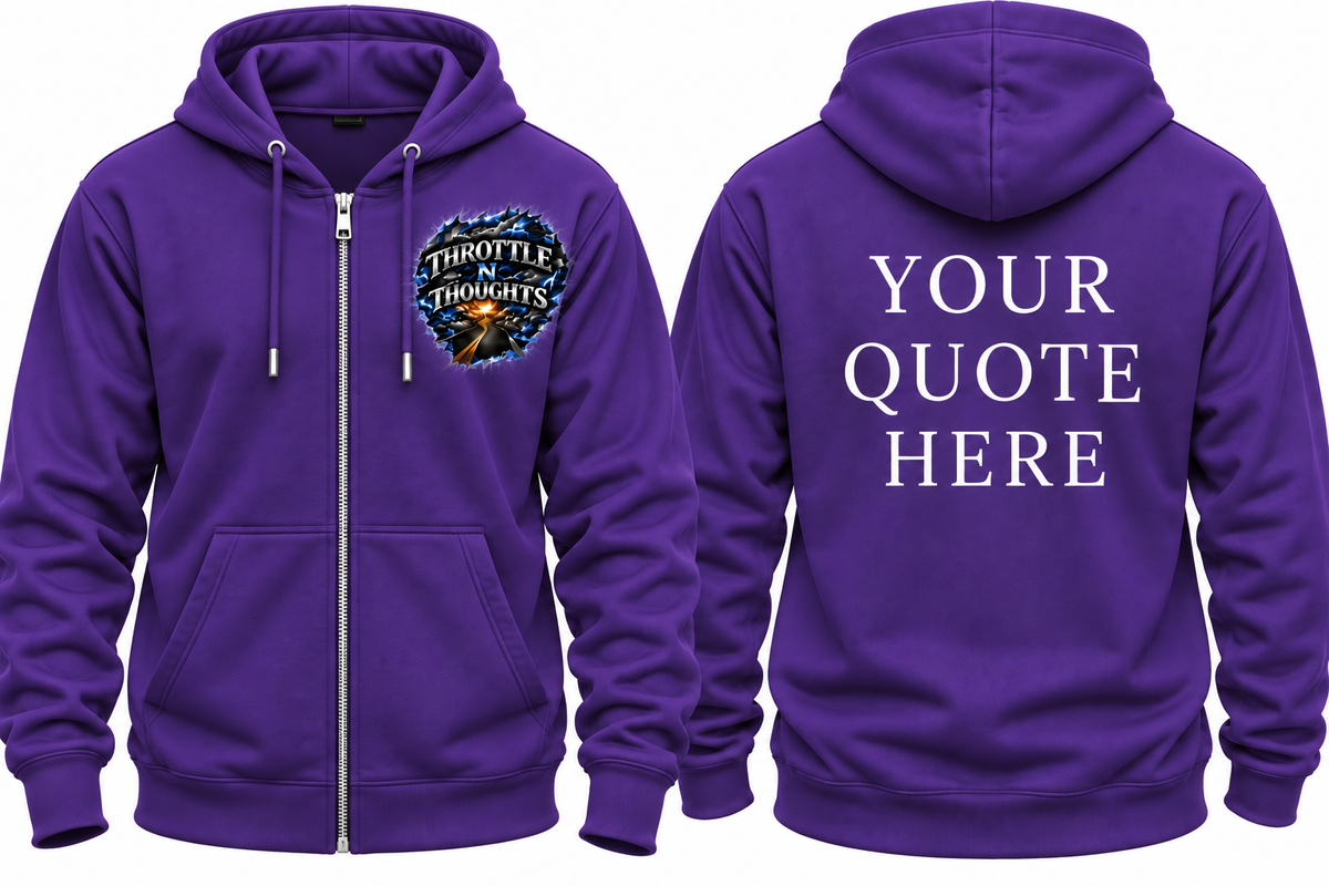 Custom Quote Apparel-Throttle N Thoughts