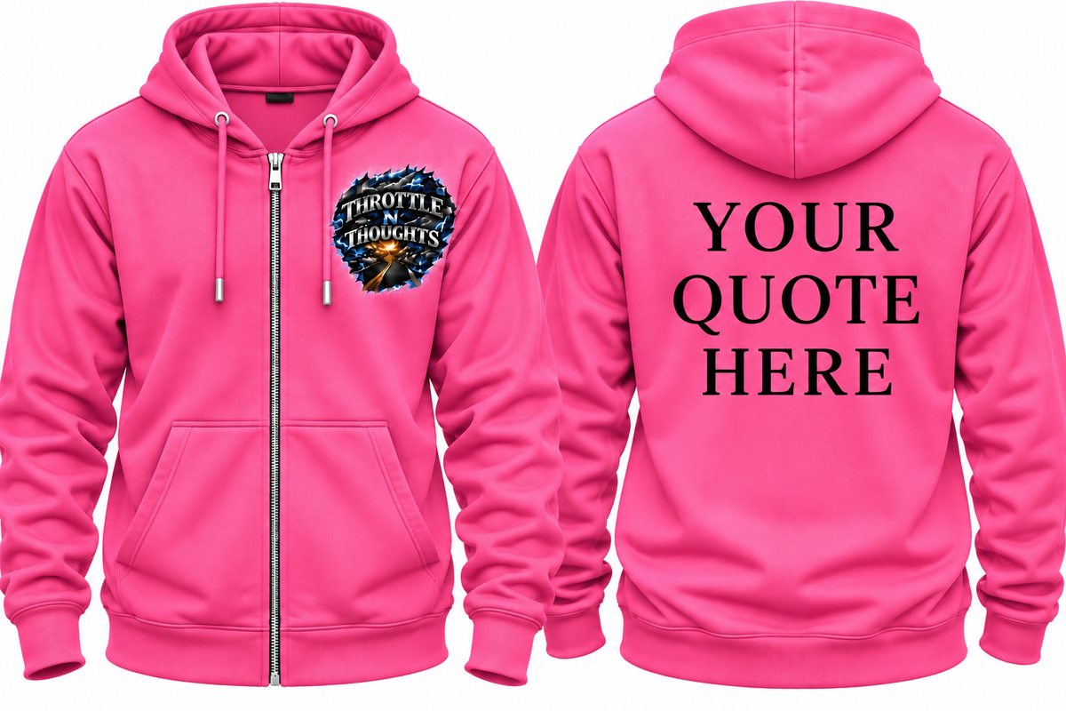 Custom Quote Apparel-Throttle N Thoughts
