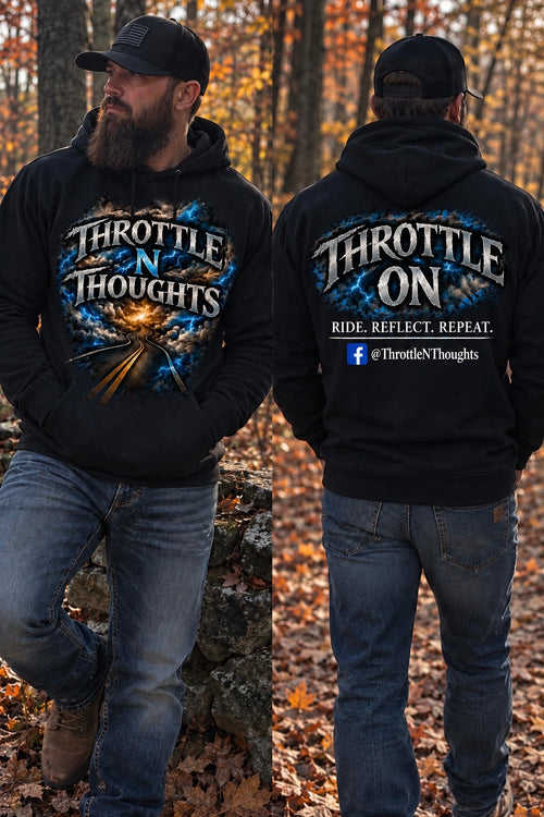 Throttle N Thoughts-Hoodie